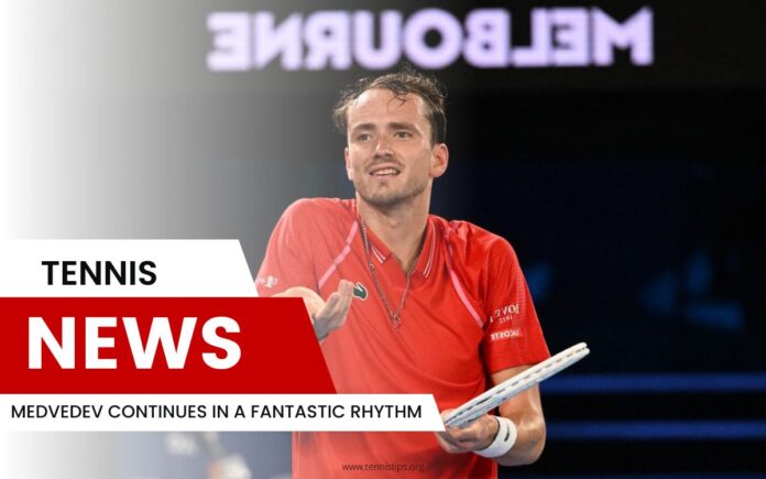 Medvedev Continues in a Fantastic Rhythm Medvedev Continues in a Fantastic Rhythm