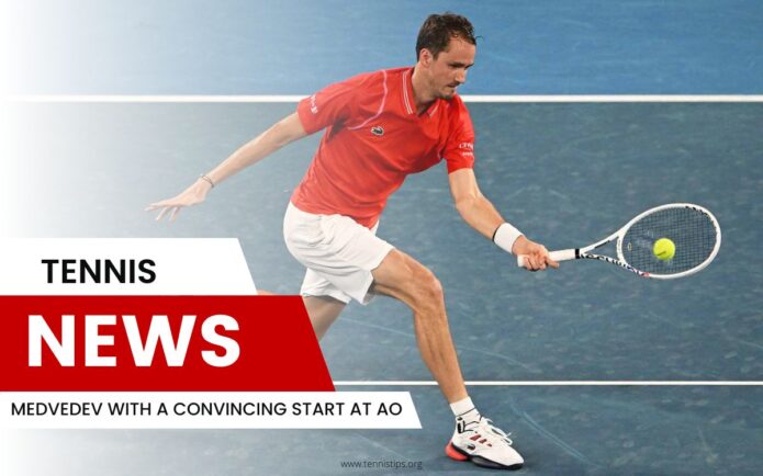 Medvedev With a Convincing Start at AO