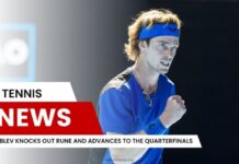 Rublev Knocks Out Rune and Advances to the Quarterfinals