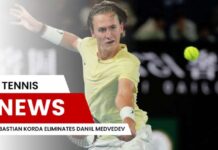 Sebastian Korda Eliminates Daniil Medvedev