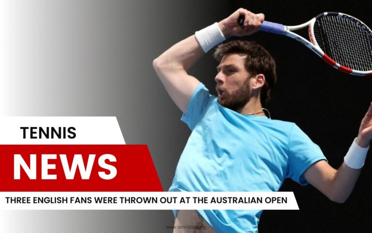 Drei englische Fans wurden bei den Australian Open rausgeworfen