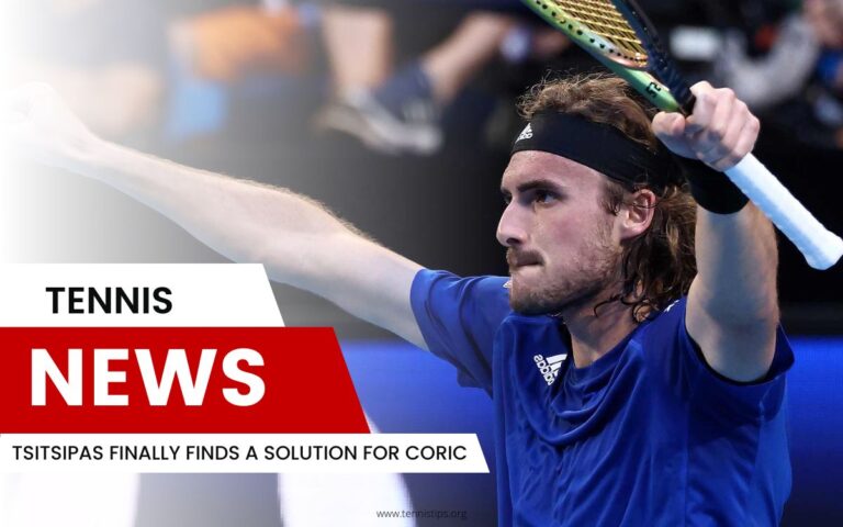 Tsitsipas Finally Finds a Solution for Coric