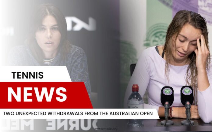 Zwei unerwartete Rücktritte von den Australian Open