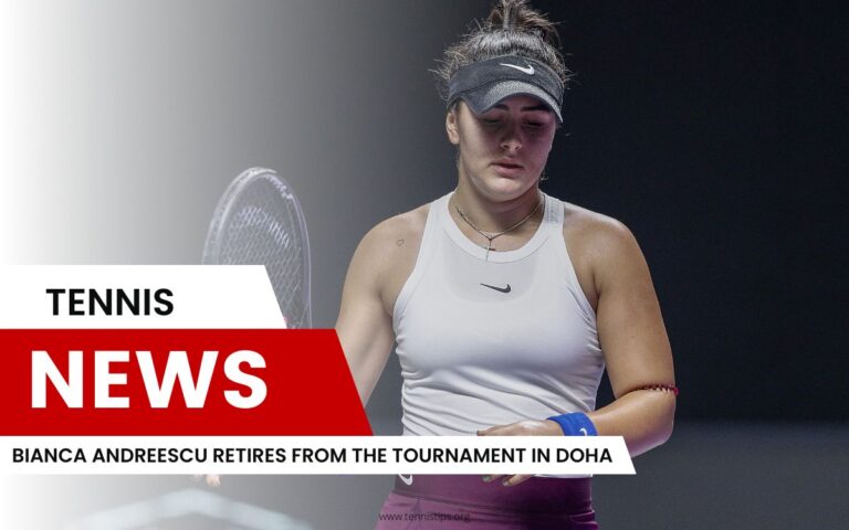 Bianca Andreescu drar sig tillbaka från turneringen i Doha