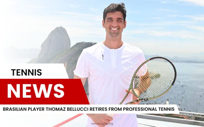 Der brasilianische Spieler Thomaz Bellucci zieht sich aus dem Profi-Tennis zurück