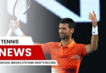 Djokovic rompe el récord de Stefanie Graf
