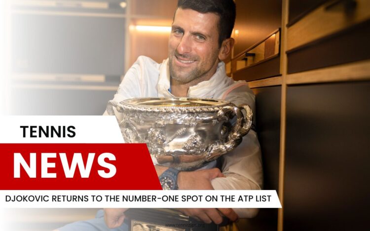 Djokovic återvänder till nummer ett på ATP-listan