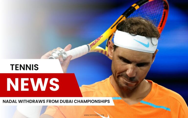 Nadal se retira de los campeonatos de Dubai