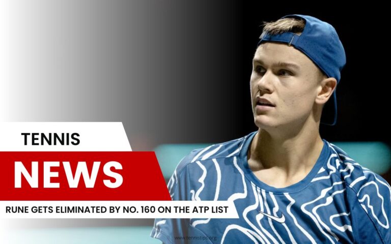 Rune blir eliminerad av nr 160 på ATP-listan