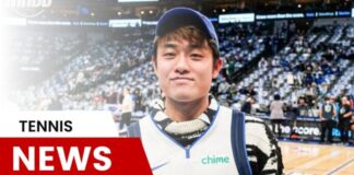 Yibing Wu sågs på Dallas Mavericks Game
