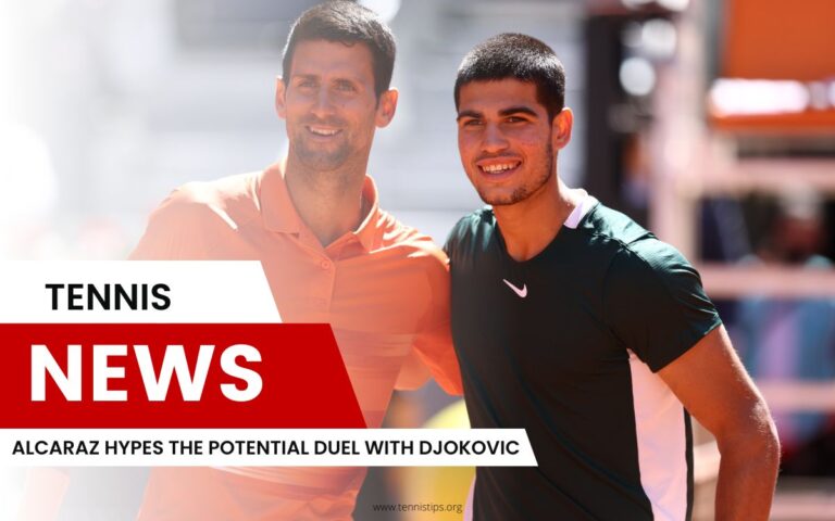 Alcaraz hypar den potentiella duellen med Djokovic