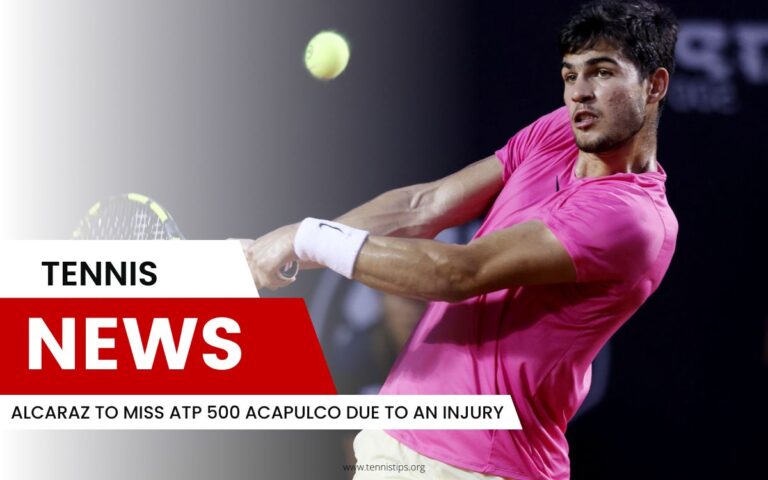 Alcaraz to Miss ATP 500 Acapulco Due to an Injury