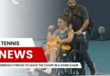 Andreescu Forced to Leave the Court in a Wheelchair