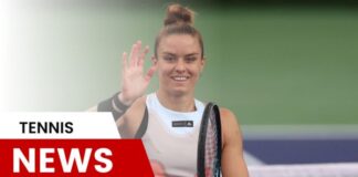 Dopo la sua vittoria su Pliskova, Maria Sakkari ha ricevuto una dolorosa stretta di mano