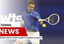 Medvedev Beats Spain’s Roberto Carballes Baena