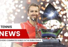 Medvedev Dominates Rublev in the Dubai Finals