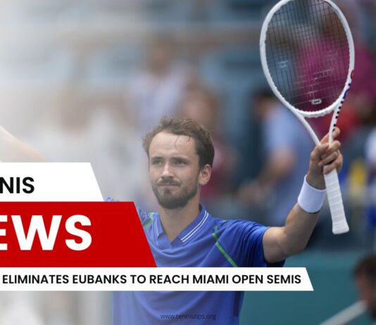 Medvedev Eliminates Eubanks to Reach Miami Open Semis
