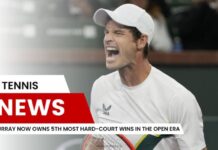 Murray agora possui a 5ª vitória em quadra dura na era aberta