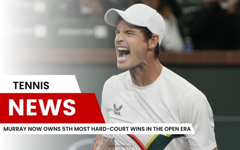 Murray bezit nu de 5e meeste Hard-Court-overwinningen in het Open Era