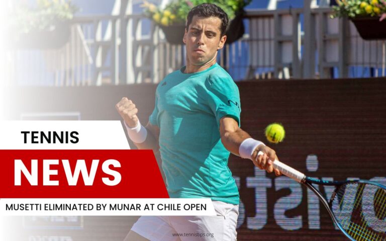 Musetti utslagen av Munar vid Chile Open
