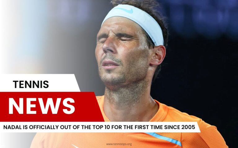 Nadal está oficialmente fuera del Top 10 por primera vez desde 2005