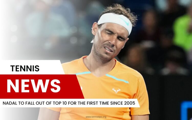 Nadal to Fall Out of Top 10 for the First Time Since 2005