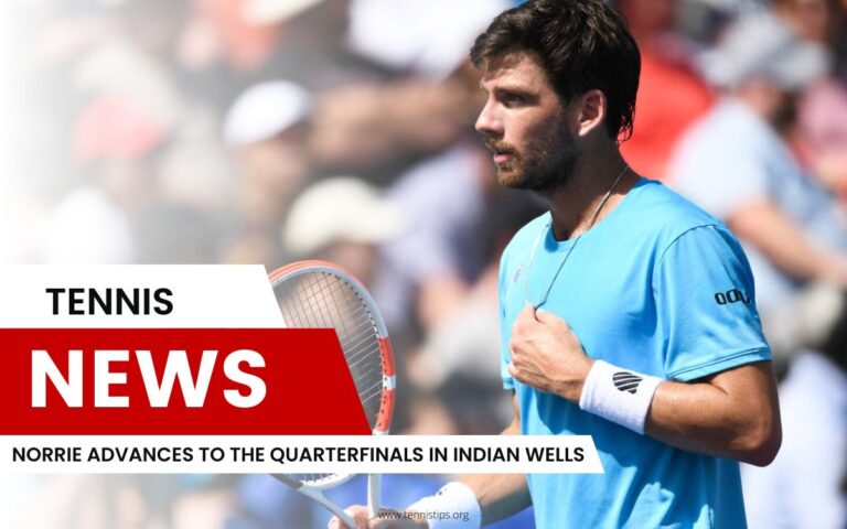 Norrie avanza a cuartos de final en Indian Wells