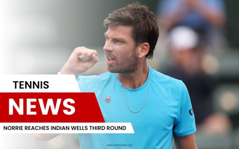 Norrie Reaches Indian Wells Third Round