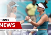 Raducanu With Disappointing First Round Exit in Miami