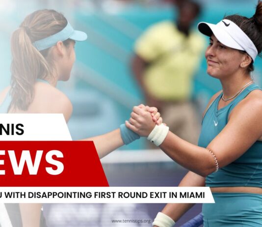 Raducanu With Disappointing First Round Exit in Miami