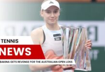 Rybakina se venga de la derrota en el Abierto de Australia