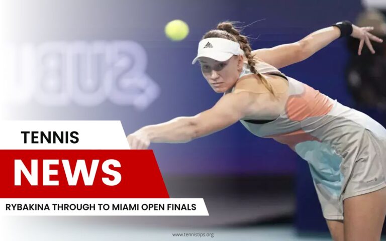 Rybakina jusqu'à la finale de l'Open de Miami