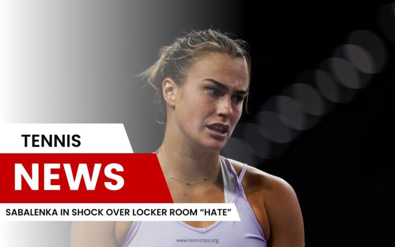 Sabalenka in shock over kleedkamer "haat"