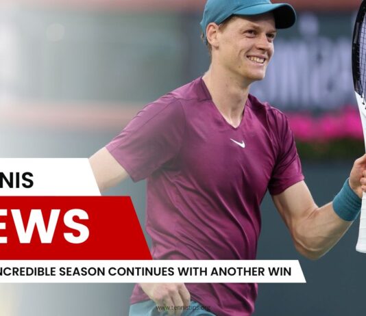Sinner’s Incredible Season Continues With Another Win