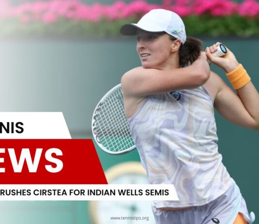 Swiatek Crushes Cirstea for Indian Wells Semis