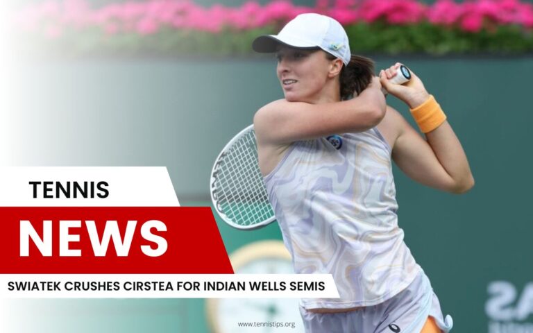 Swiatek écrase Cirstea pour les demi-finales d'Indian Wells