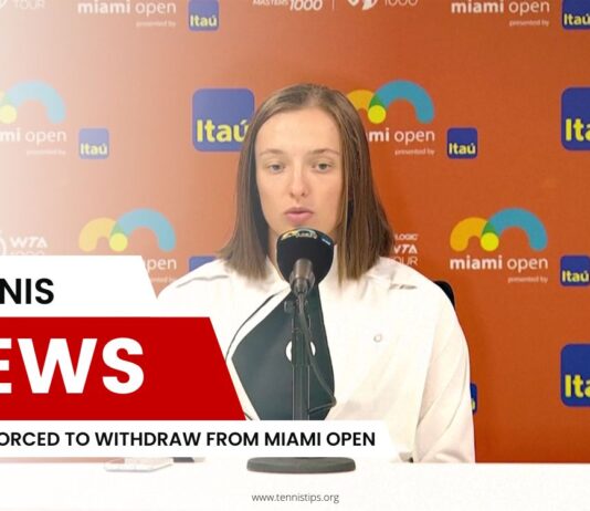 Swiatek Forced to Withdraw From Miami Open