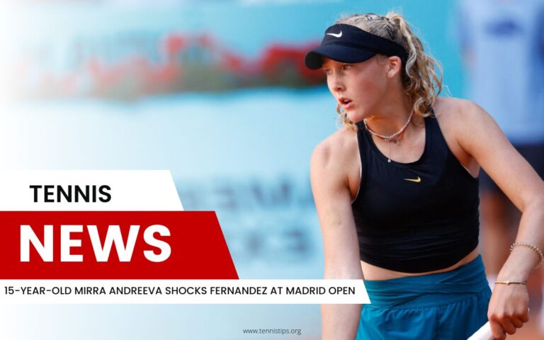 15-Year-Old Mirra Andreeva Shocks Fernandez at Madrid Open