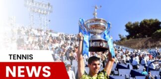 Alcaraz slår Tsitsipas för att ta titeln Barcelona Open