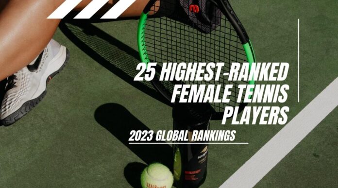 Las mejores jugadoras de tenis en 2023