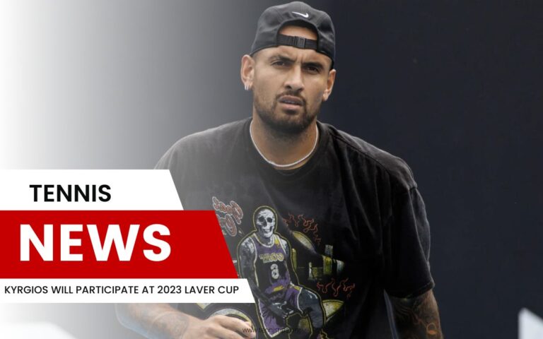 Kyrgios parteciperà alla Laver Cup 2024