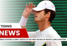 Murray Suffers a Swift Defeat in the First Round of Monte Carlo Masters