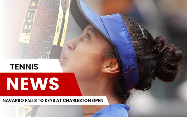 Navarro cae ante Keys en Charleston Open