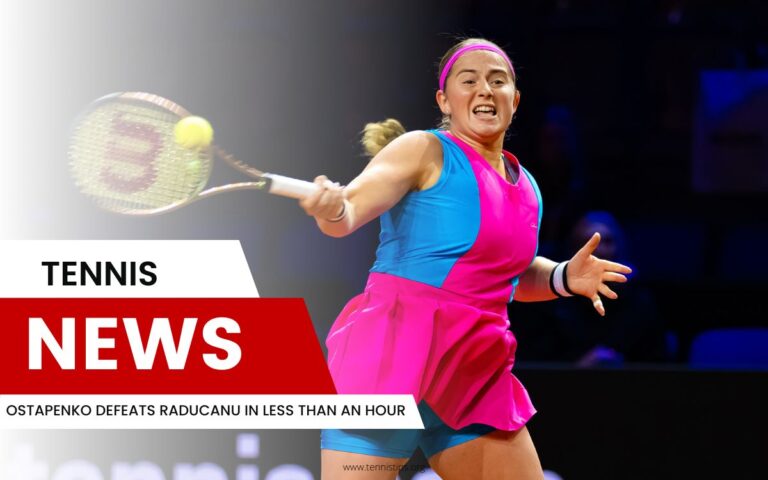 Ostapenko Defeats Raducanu in Less Than an Hour