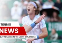 Rublev erreicht das Finale von Monte Carlo