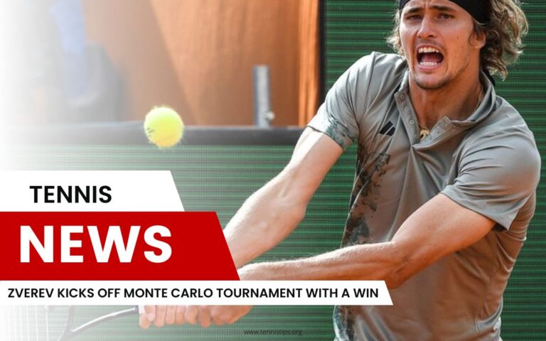 Zverev dà il via al torneo di Montecarlo con una vittoria