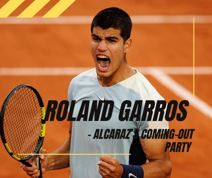 Soirée Coming-Out d'Alcaraz à Roland-Garros