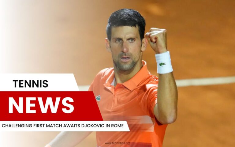 Un premier match difficile attend Djokovic à Rome