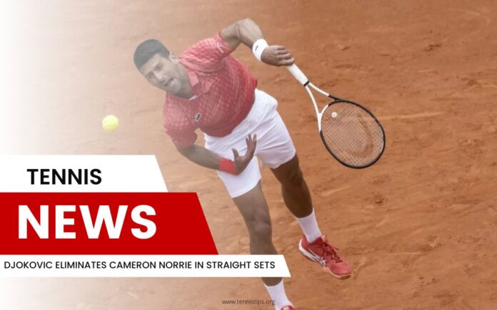 Djokovic eliminerar Cameron Norrie i raka set Djokovic eliminerar Cameron Norrie i raka set