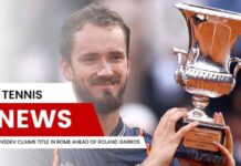 Medvedev revendique le titre à Rome avant Roland Garros